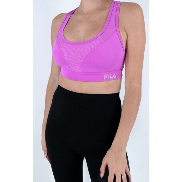 FILA Running Magenta Athletic Sports Bra Size Small - Picture 1 of 3